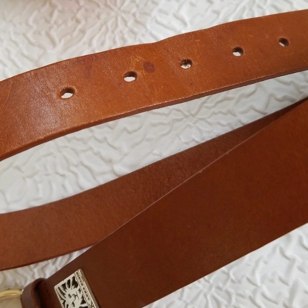 Anne Klein Caramel  Genuine Leather belt
